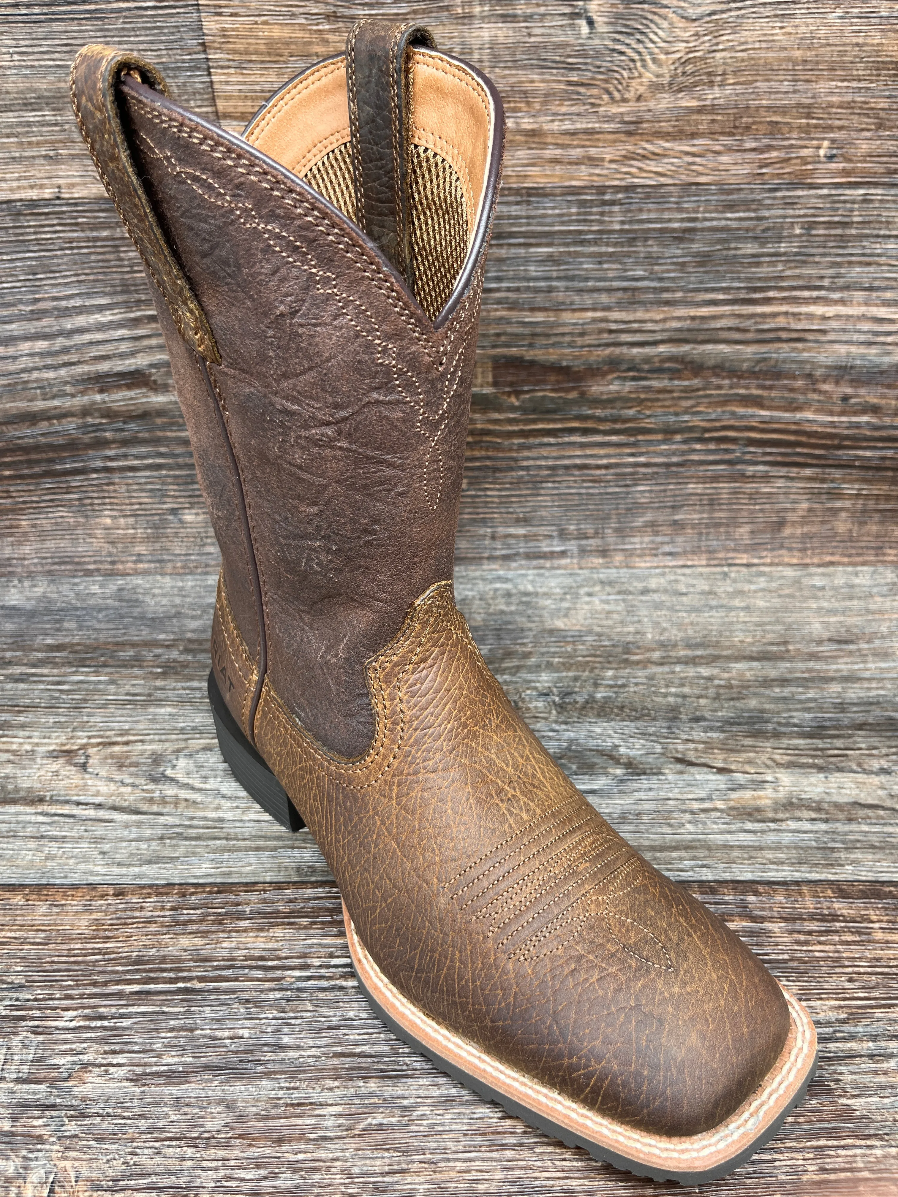 10042430 Men's Hybrid Grit Square Toe Western Boot by Ariat