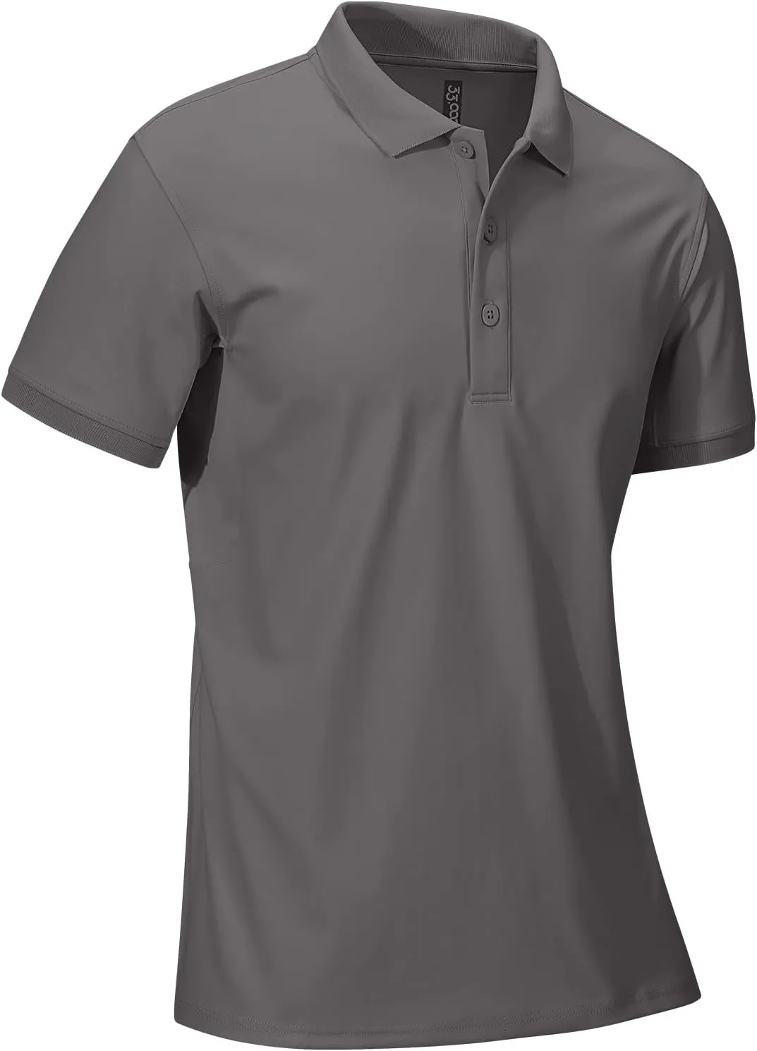33,000ft Men's Golf Polo Shirts Short Sleeve Dry Fit Casual Workout Sports Athletic Tennis Performance Collared T-Shirt