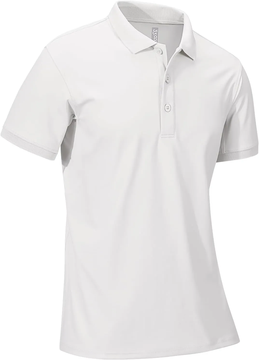 33,000ft Men's Golf Polo Shirts Short Sleeve Dry Fit Casual Workout Sports Athletic Tennis Performance Collared T-Shirt