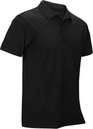 33,000ft Men's Golf Polo Shirts Short Sleeve Dry Fit Casual Workout Sports Athletic Tennis Performance Collared T-Shirt