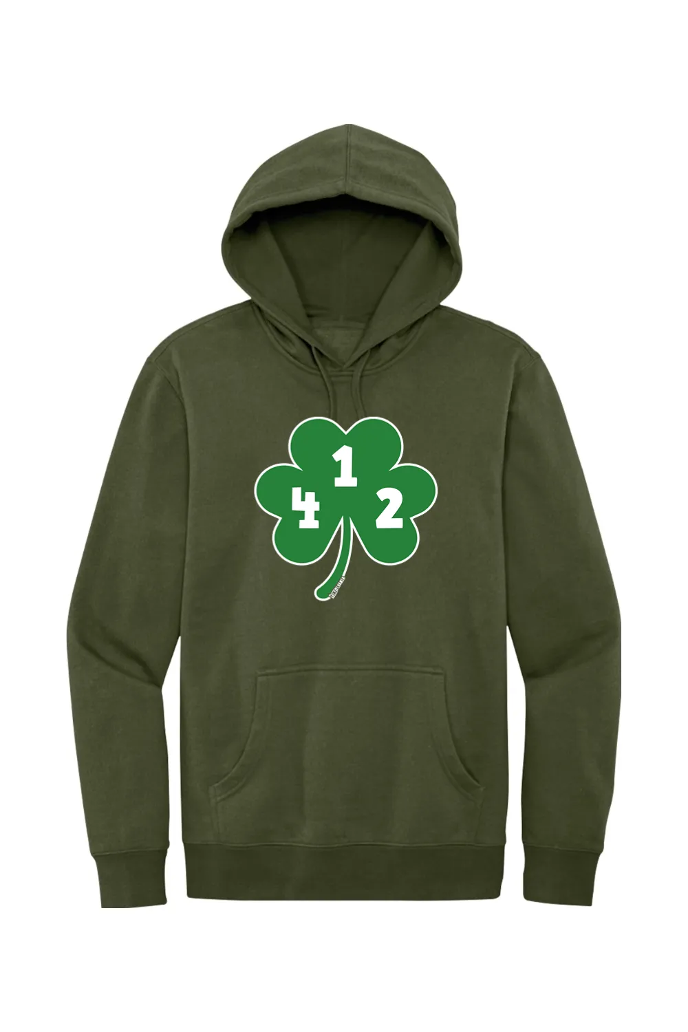 412 Shamrock - Fleece Hoodie