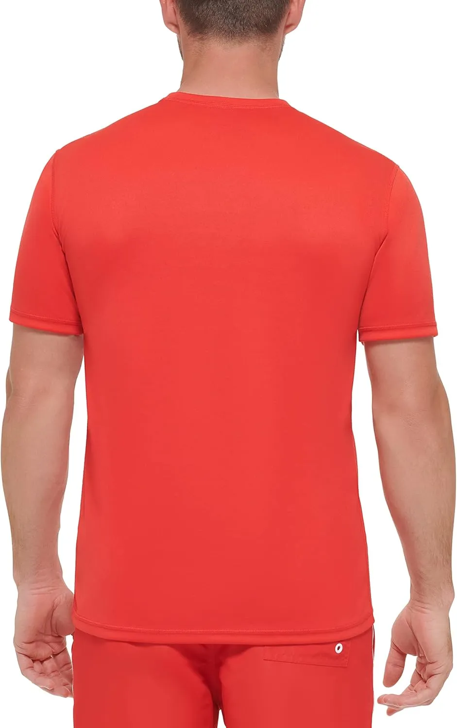 Calvin Klein Men's Standard Light Weight Quick Dry Short Sleeve 40  UPF Protection Active Top