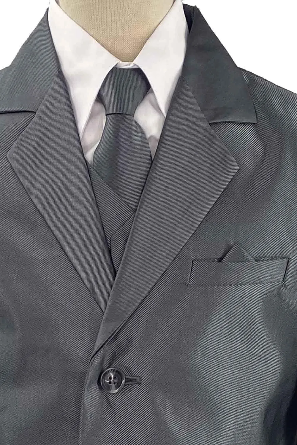 Charcoal Grey Boys Suit,Light Grey Toddler,Ring Bearer,Kids Gray Tuxedo,Communion,Boys' Suits,Trajes para Nios de Vestir