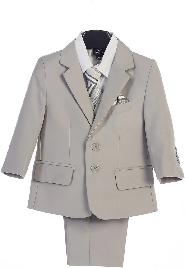 Charcoal Grey Boys Suit,Light Grey Toddler,Ring Bearer,Kids Gray Tuxedo,Communion,Boys' Suits,Trajes para Nios de Vestir