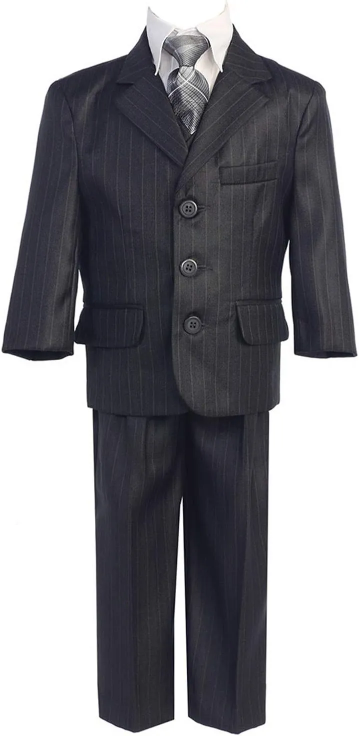 Charcoal Grey Boys Suit,Light Grey Toddler,Ring Bearer,Kids Gray Tuxedo,Communion,Boys' Suits,Trajes para Nios de Vestir
