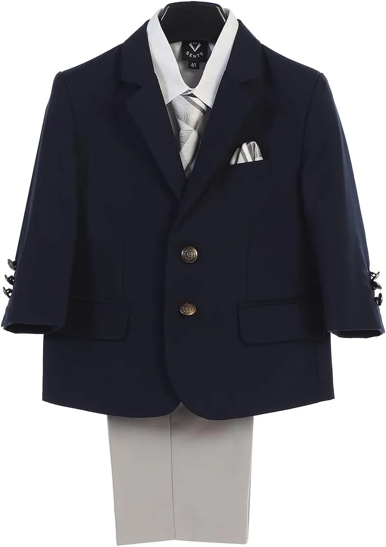 Charcoal Grey Boys Suit,Light Grey Toddler,Ring Bearer,Kids Gray Tuxedo,Communion,Boys' Suits,Trajes para Nios de Vestir