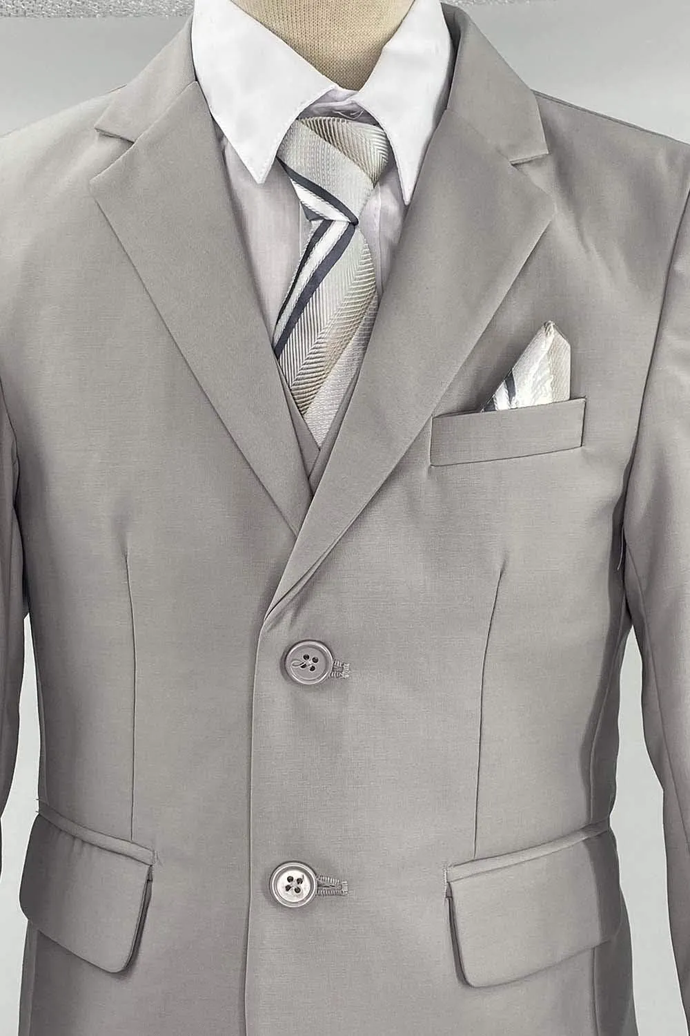 Charcoal Grey Boys Suit,Light Grey Toddler,Ring Bearer,Kids Gray Tuxedo,Communion,Boys' Suits,Trajes para Nios de Vestir