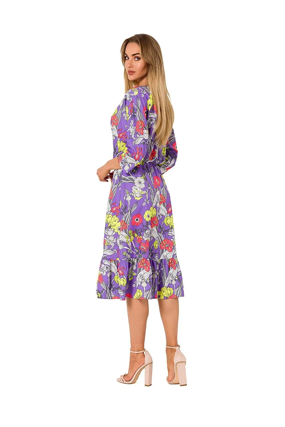 Charming Ruffled Midi Dress for Summer