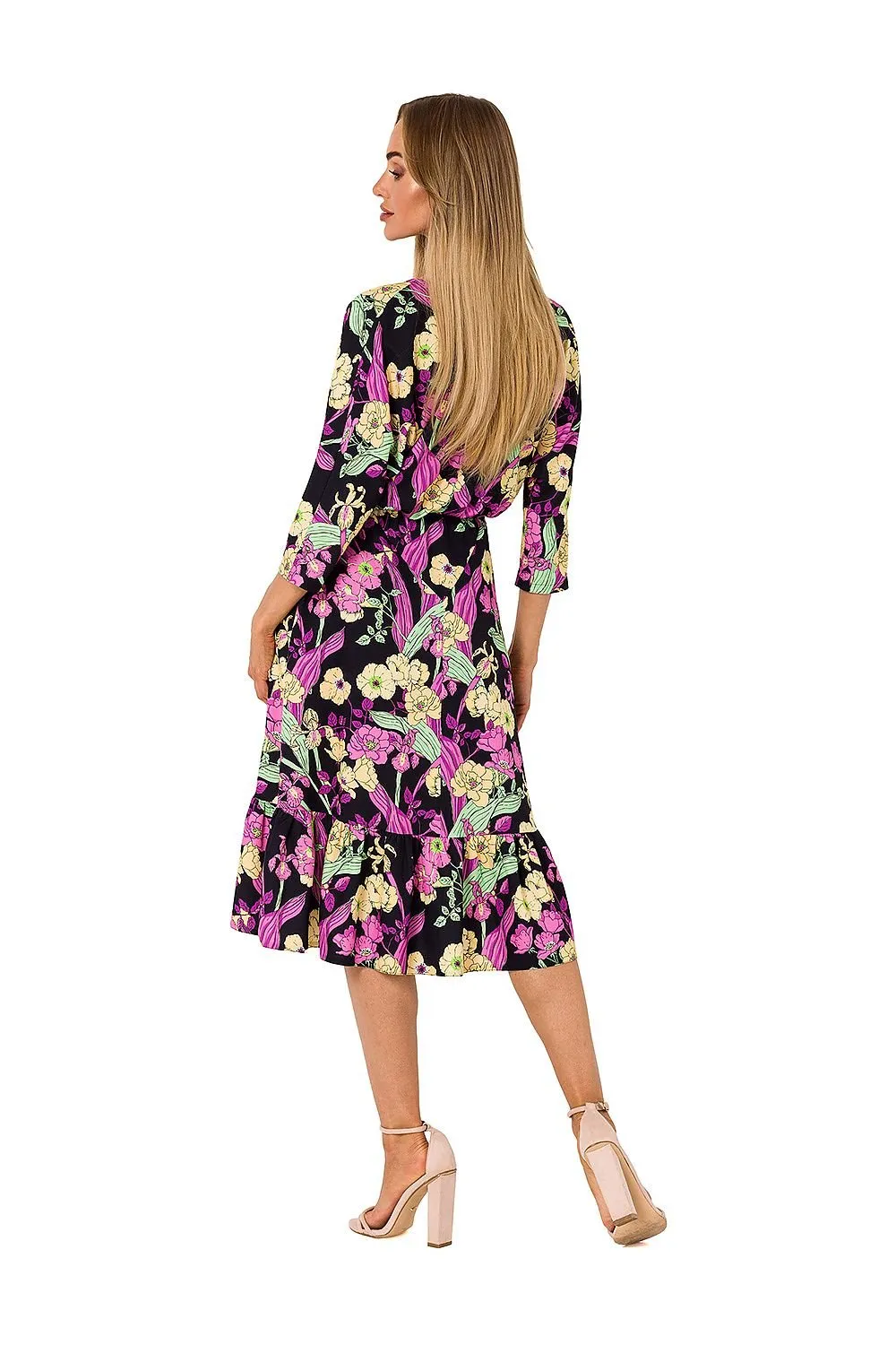 Charming Ruffled Midi Dress for Summer
