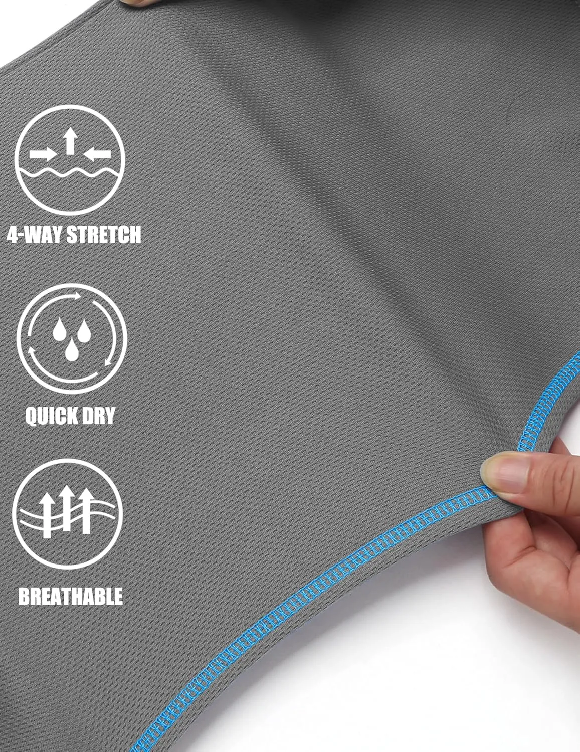 COOFANDY Mens Athletic Workout Pants Open Bottom Sweatpants Mesh Gym Pants for Runnning, Training,Casual