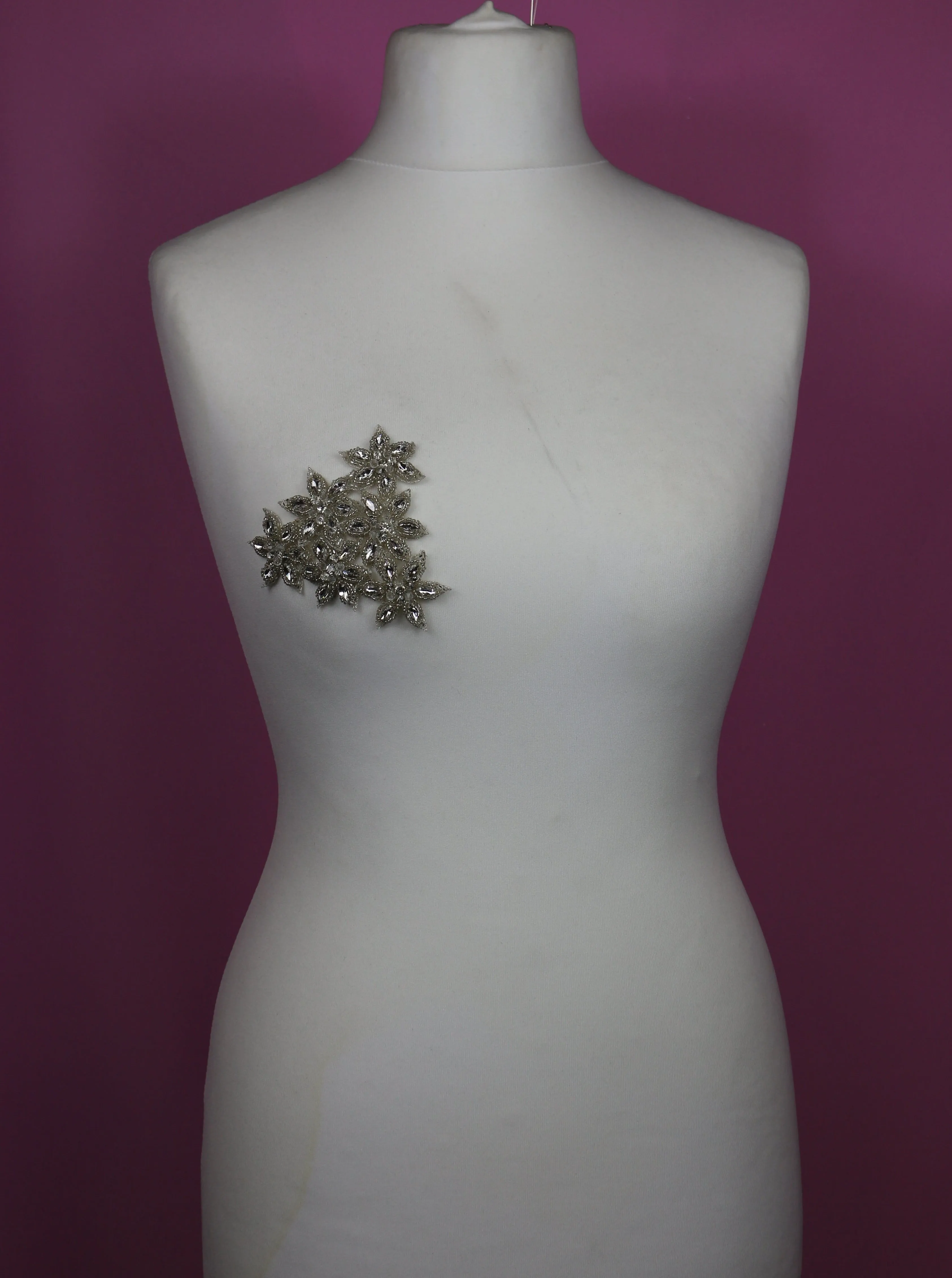 Crystalised Flower Applique - Gravity