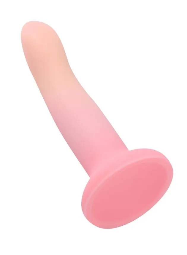 Dilly Hue Gradient Flexible Dildo Pink 16.5 cm