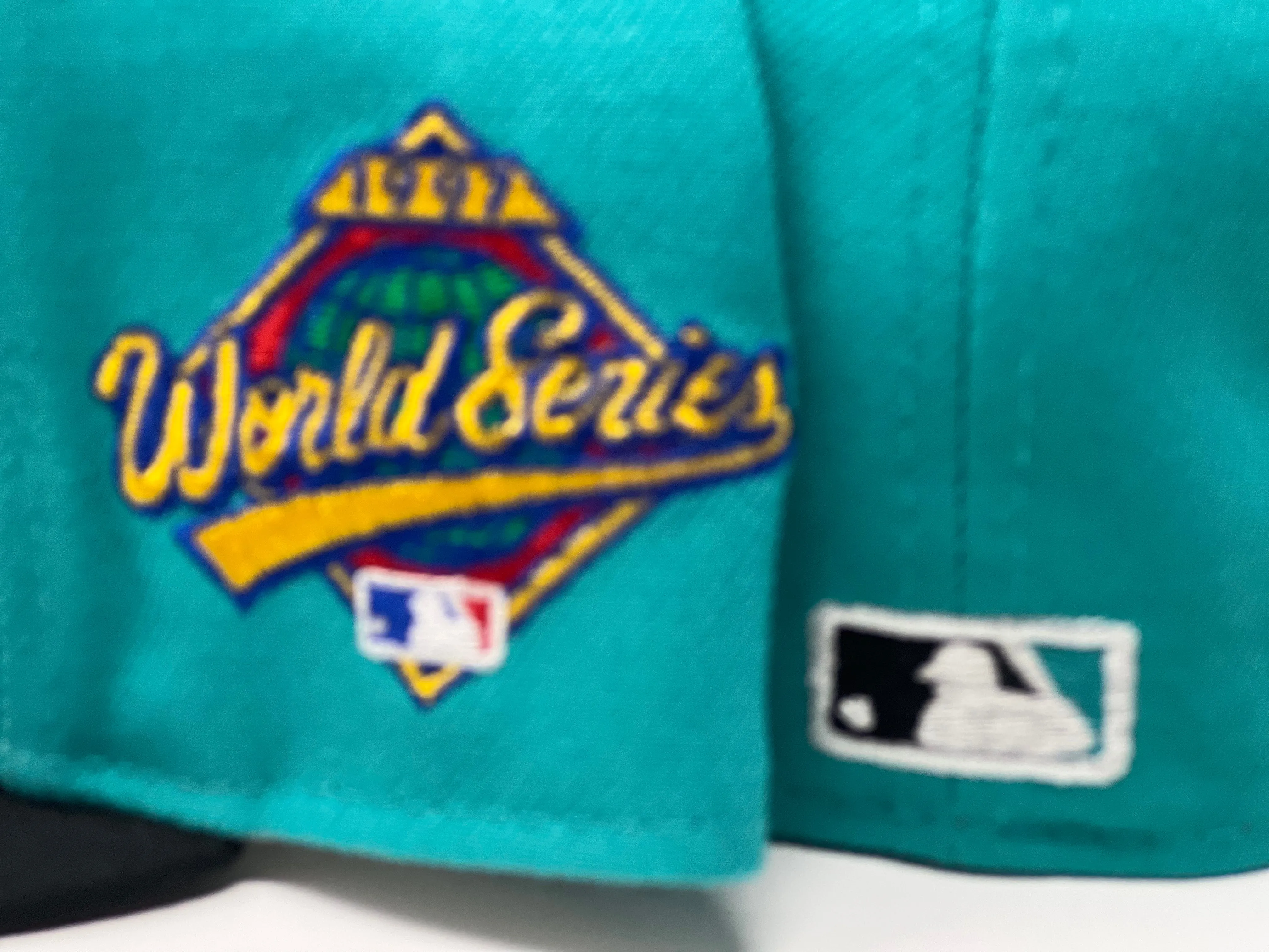 FLORIDA MARLINS 1997 WORLD SERIES GRAY BRIM NEW ERA FITTED HAT