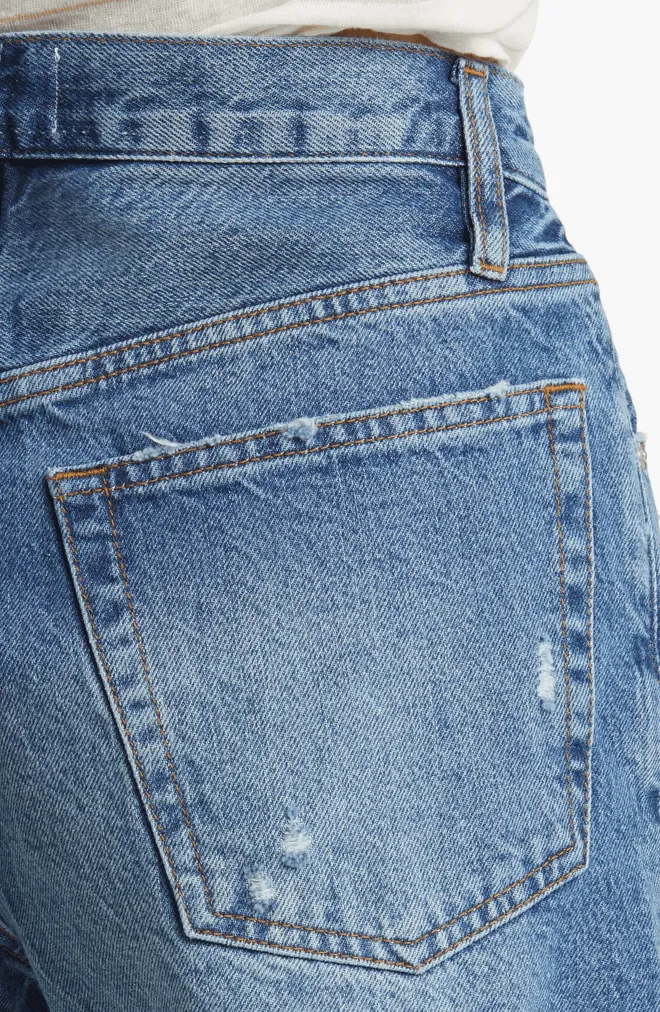 FRAME Le Super High Short Fray