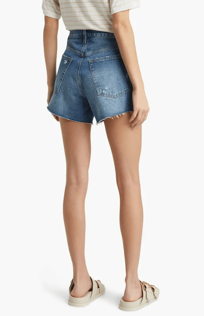 FRAME Le Super High Short Fray