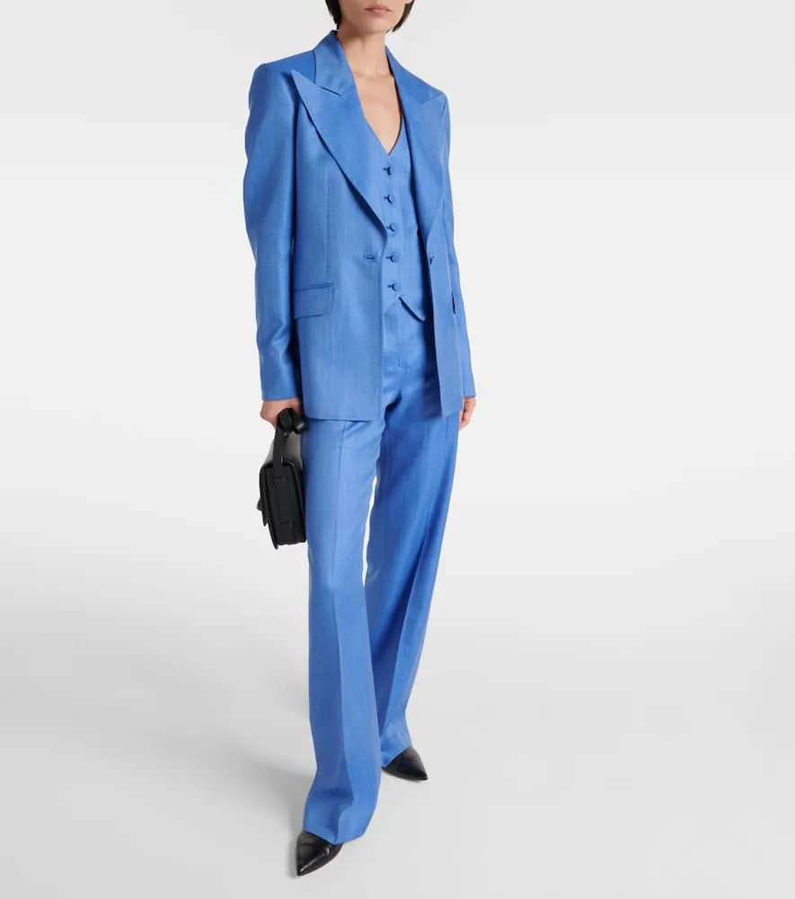 Gabriela Hearst Coleridge wool, silk, and linen vest