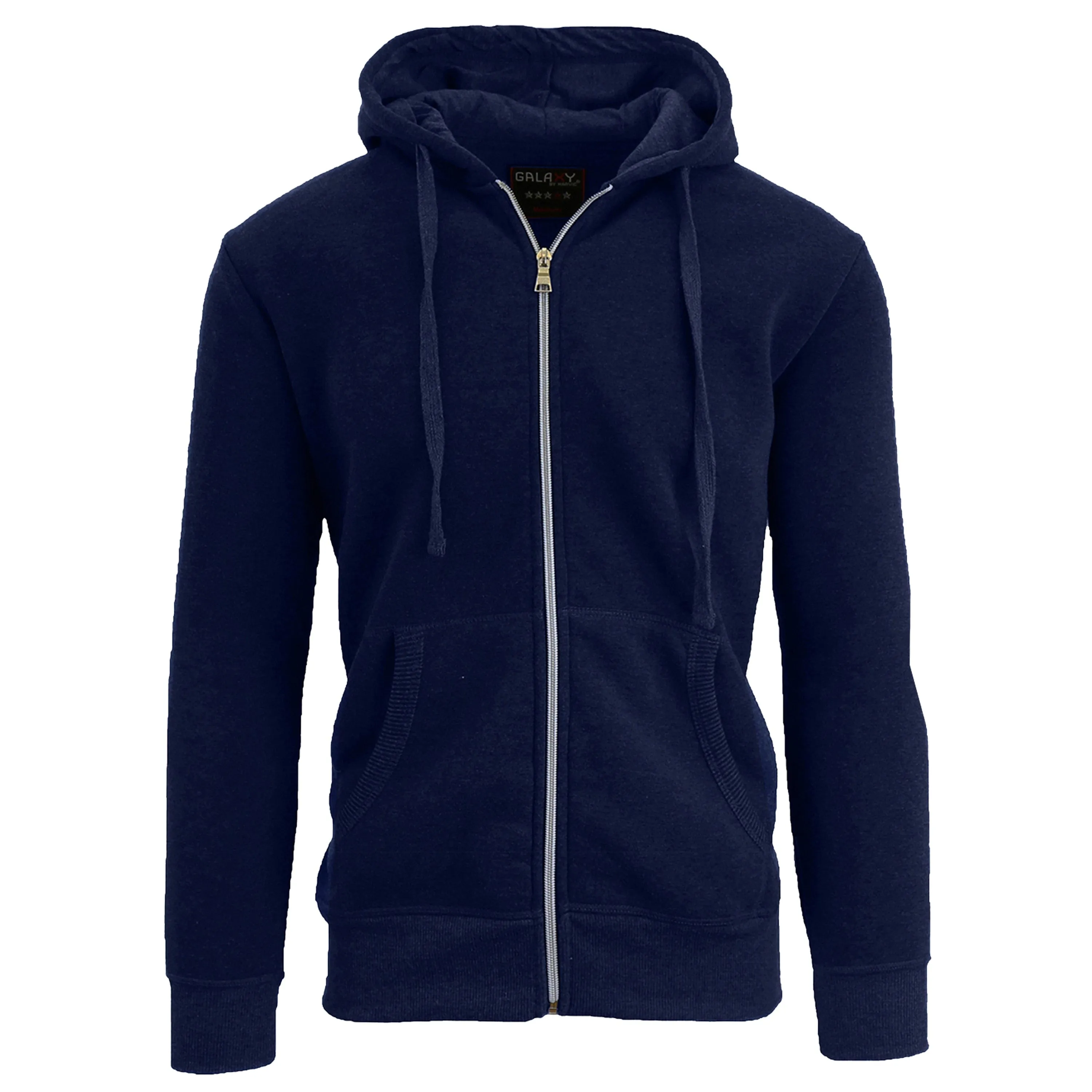 Galaxy By Harvic Boy's Fleece-Lined Zip Hoodie (S-XL)