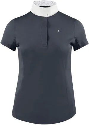 HORZE Women's Blaire Short Sleeved Sun Show Shirt, Mesh Under-Sleeves, UV Protection, Moisture-Wicking Nanotex Fabric