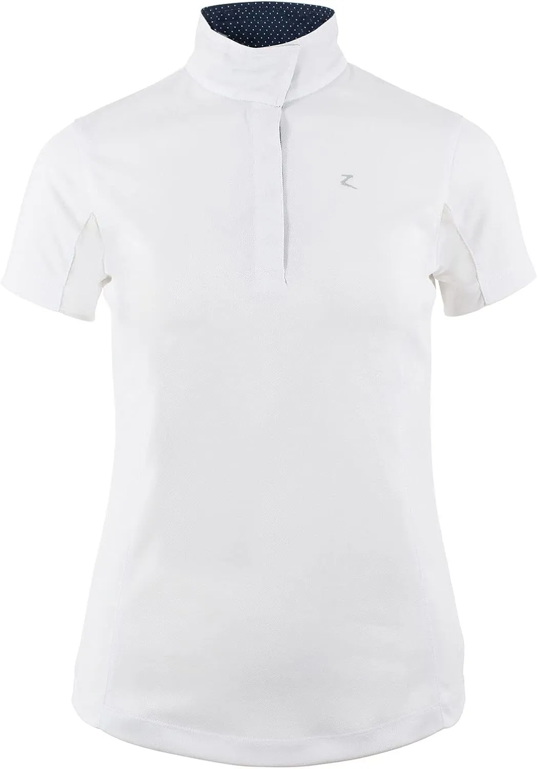 HORZE Women's Blaire Short Sleeved Sun Show Shirt, Mesh Under-Sleeves, UV Protection, Moisture-Wicking Nanotex Fabric