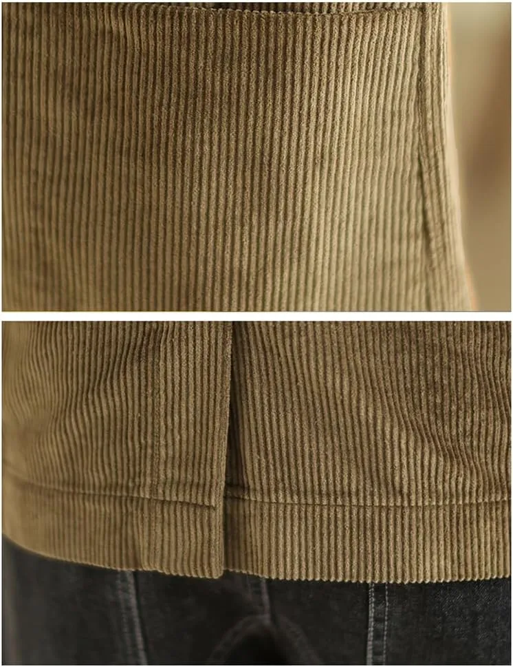 IDEALSANXUN Corduroy Blazer Women 2024 Fall Winter Suit Button Down Jackets Casual Shackets Business Coats