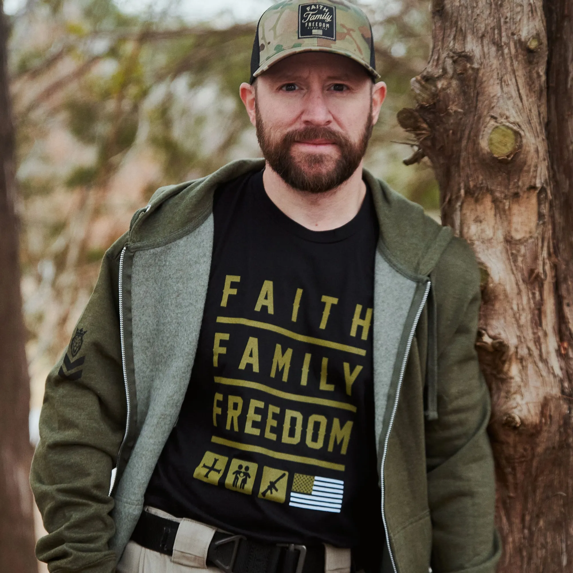 Iron Sharpens Iron OD Green Zip-Up Hoodie