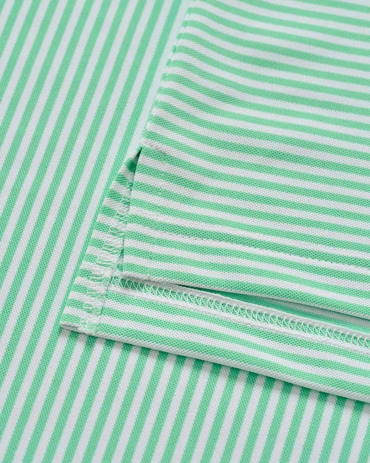 johnnie-O Performance Mesh Polo - Hunter Stripe