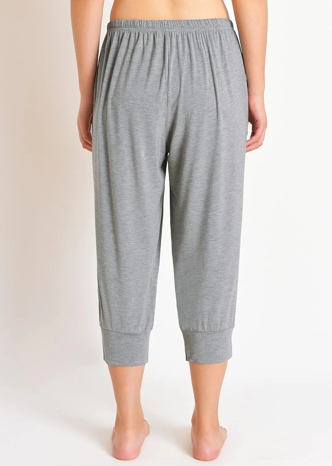Latuza Women's Viscose Jogger Capri Pajama Lounge Pants