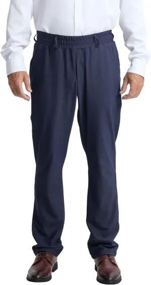 LETAOTAO Mens Elastic Waist Pants for Seniors High Stretch Expandable Waist Slaks for Elderly with Magnet Button