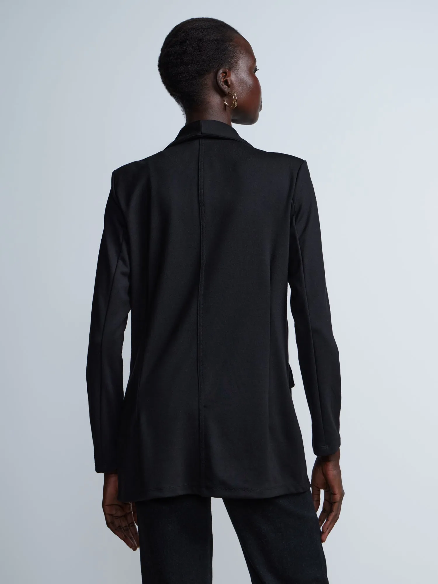 Long Sleeve Ponte Blazer