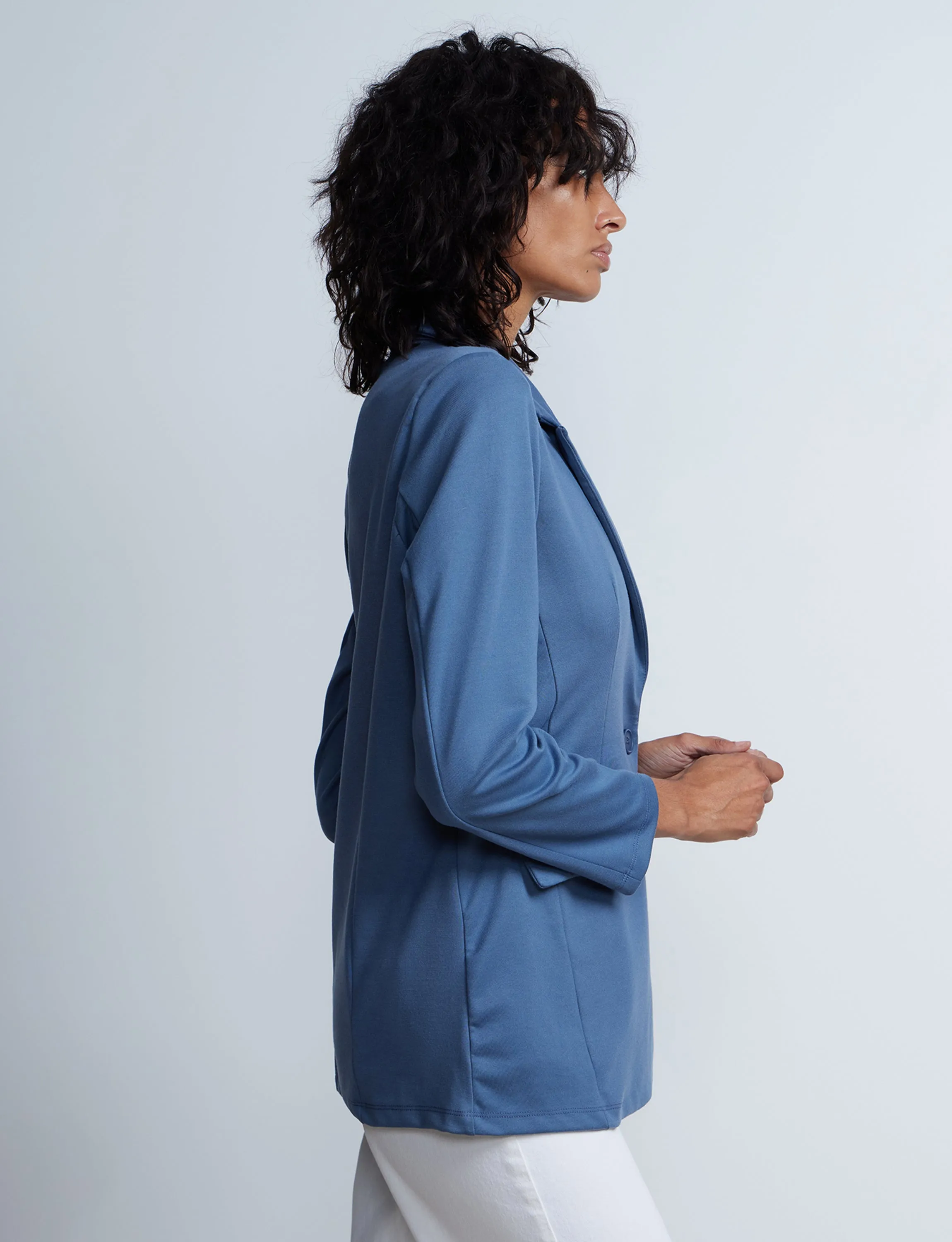 Long Sleeve Ponte Blazer