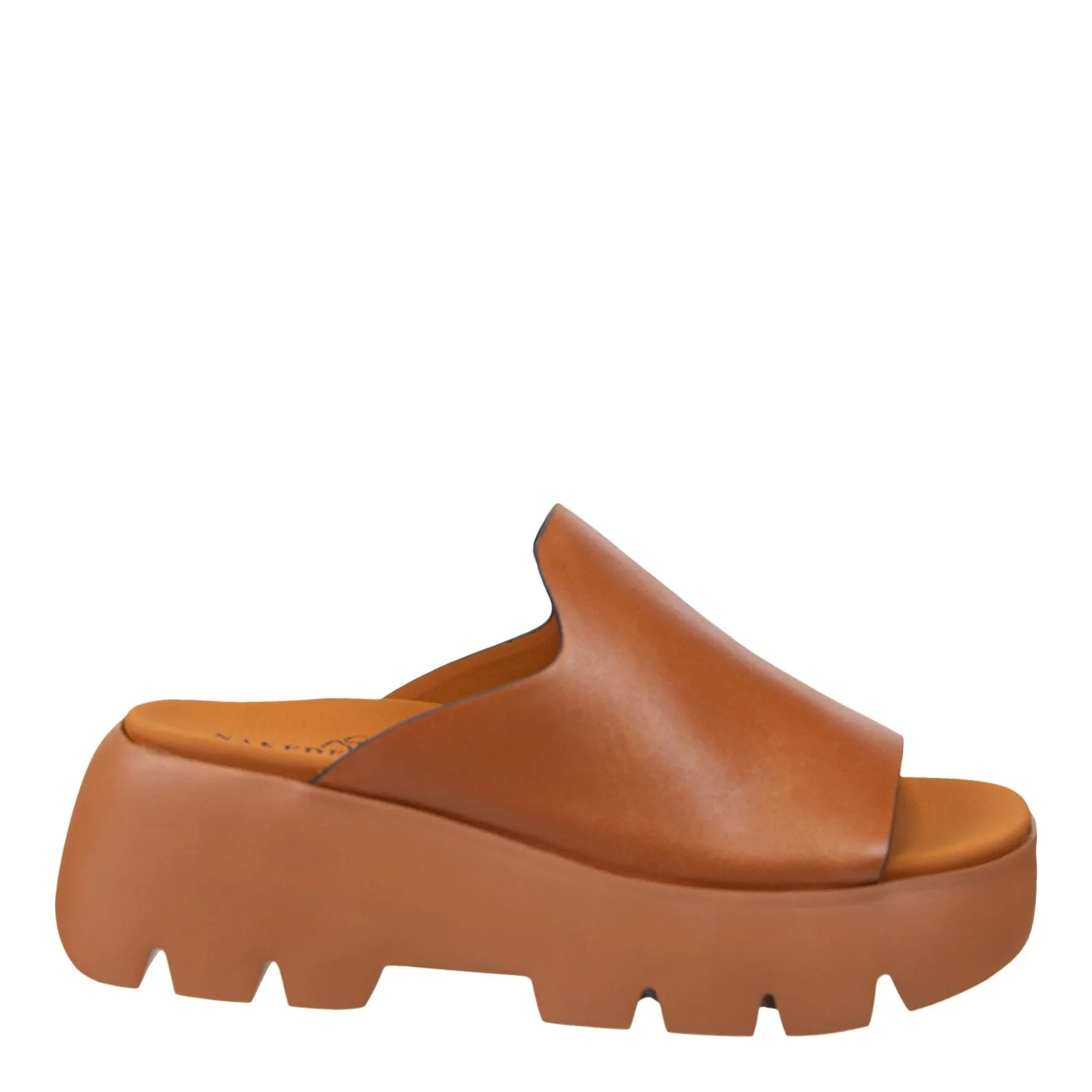 Naked Feet: DRIFT in CAMEL Platform Sandals