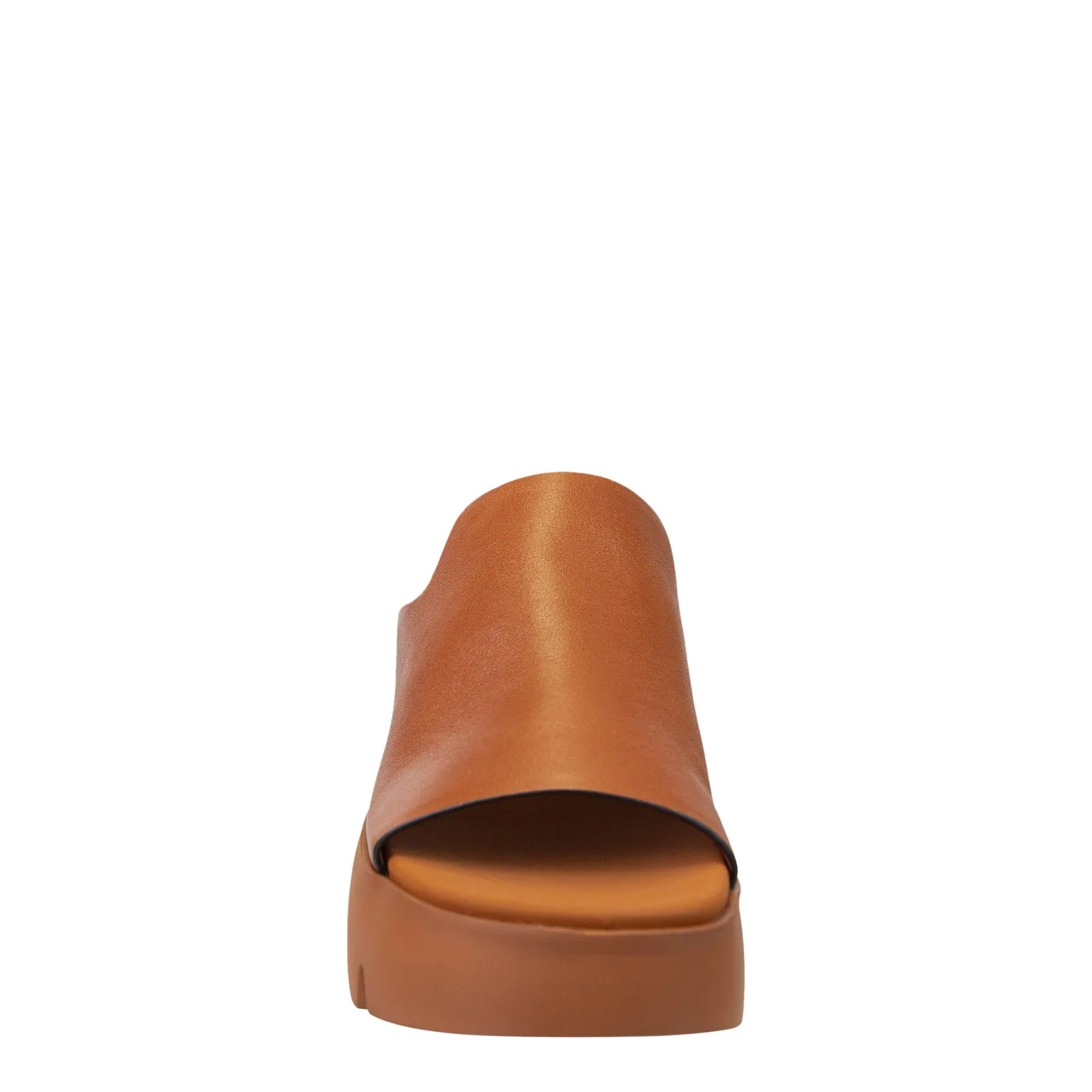 Naked Feet: DRIFT in CAMEL Platform Sandals