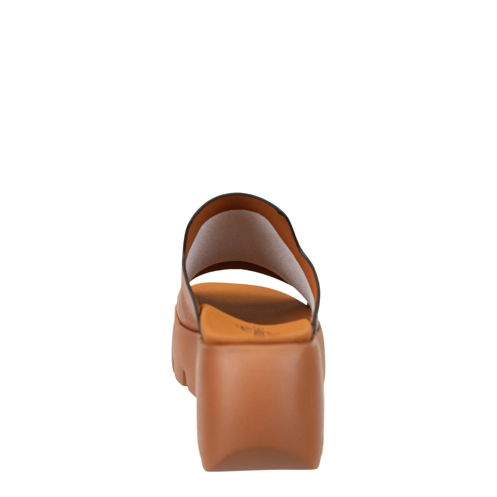 Naked Feet: DRIFT in CAMEL Platform Sandals