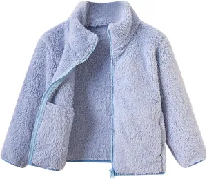 Newborn Baby Girls Warm Cloak Coat Cute Winter Furry Cape Jacket Fluffy Fleece Outwear Long Sleeve Sweet Outfit with Bowknot
