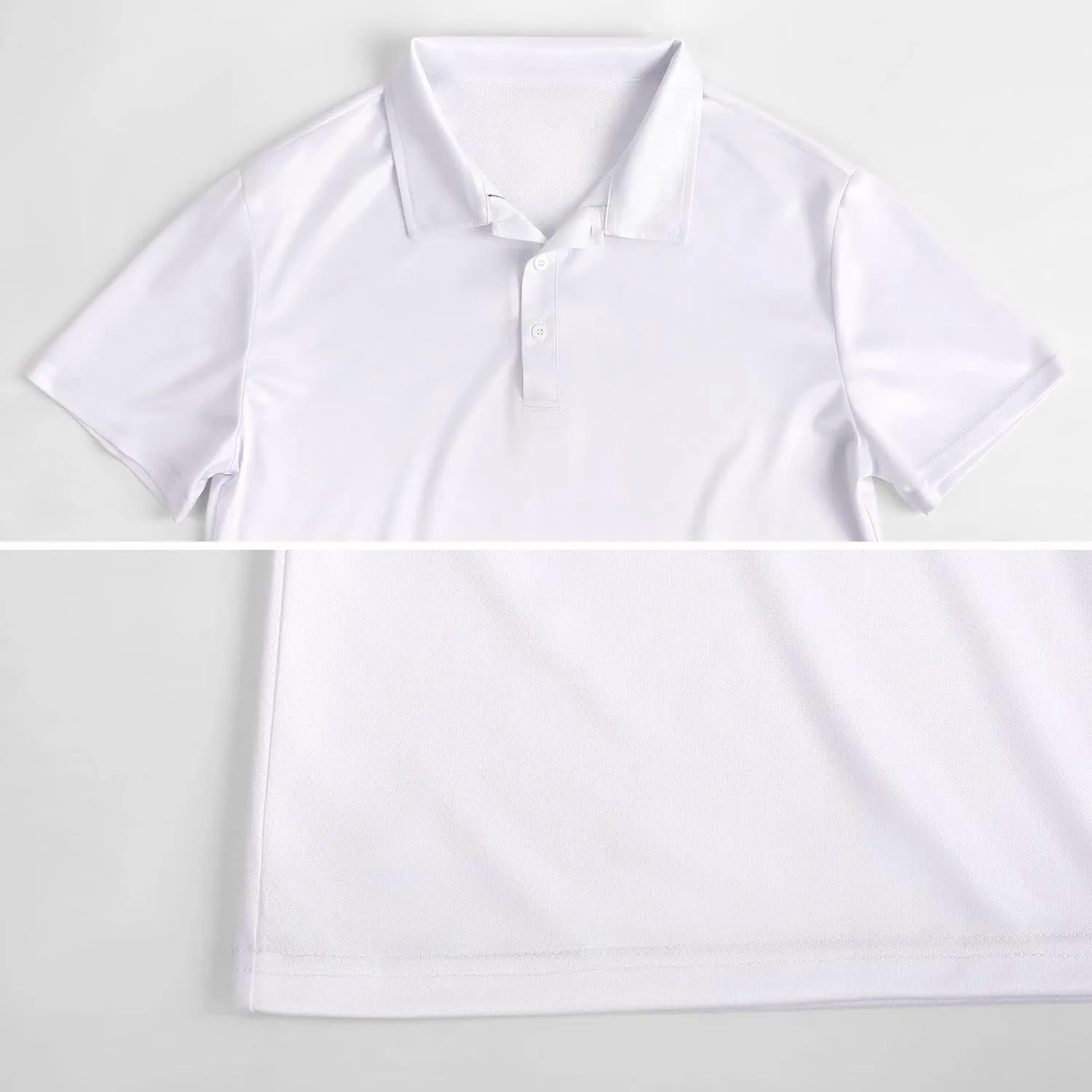 Paw And Check Twill Stripes Mens Polo Shirts Quick Dry Short Sleeve T-shirts Slim Tennis Collared Tees Tops