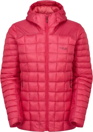 Rab Women's Mythic Alpine Light Jacket - Down Insulated Water-Repellent Windproof Hooded for Hiking, Climbing, & Casual