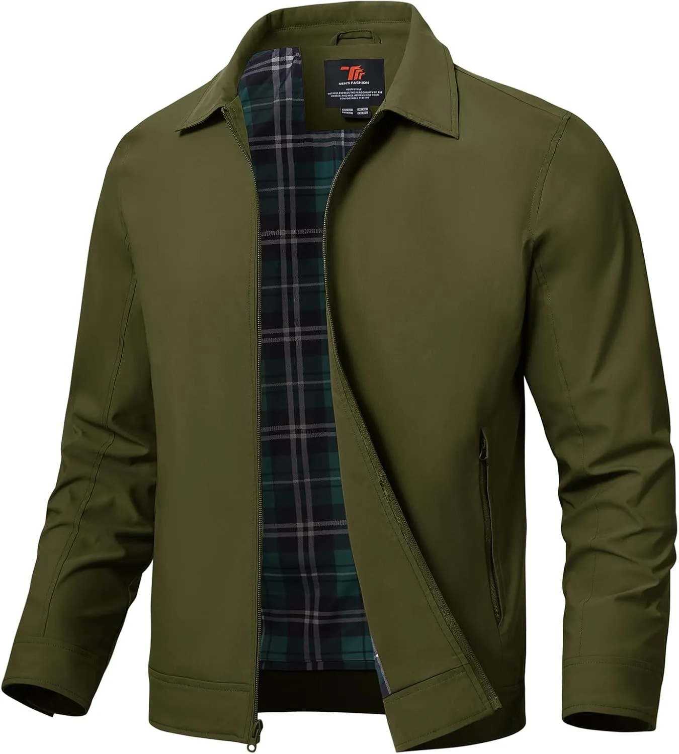 Rdruko Men's Light Jackets Windbreaker Spring Fall Lightweight Jackets Caual Stylish Jacket with Pockets