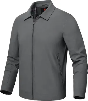 Rdruko Men's Light Jackets Windbreaker Spring Fall Lightweight Jackets Caual Stylish Jacket with Pockets
