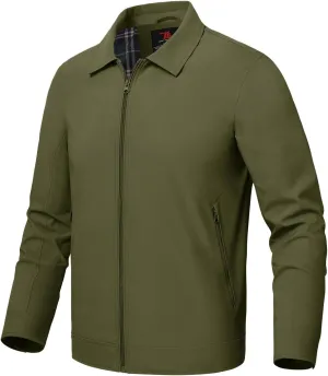 Rdruko Men's Light Jackets Windbreaker Spring Fall Lightweight Jackets Caual Stylish Jacket with Pockets
