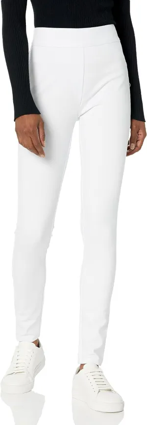 SLIM-SATION Women's Pull on Ankle Pant with Tummy Control Panel