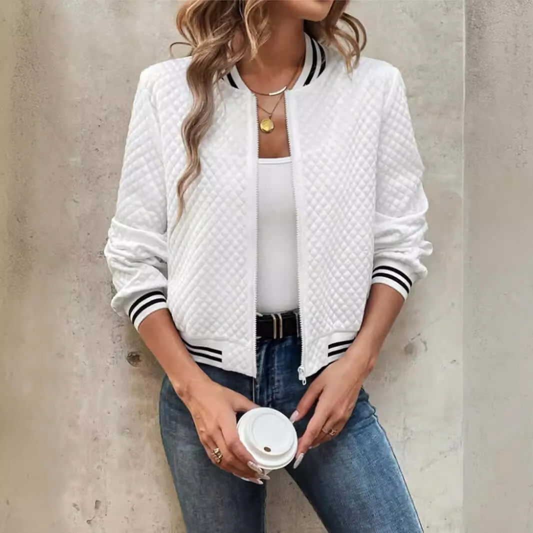 Sportswear Zipper Baseball Jacket