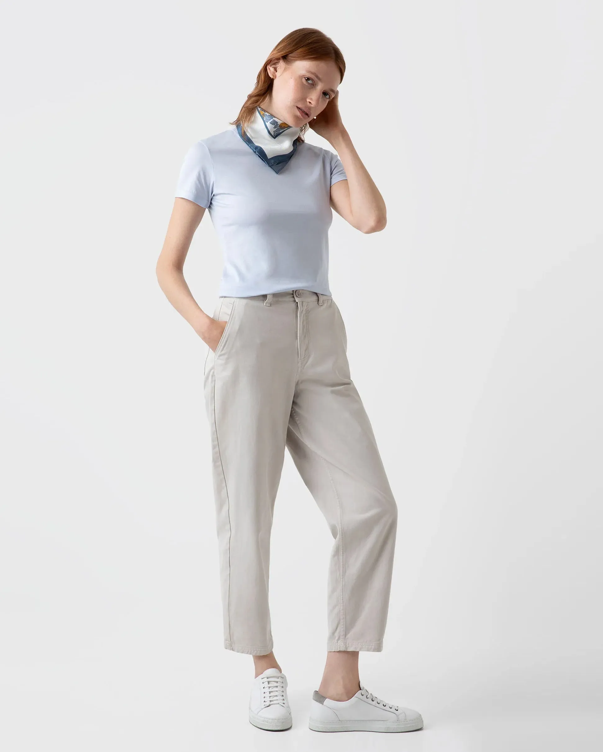 S/S CLASSIC T-SHIRT / PASTEL BLUE