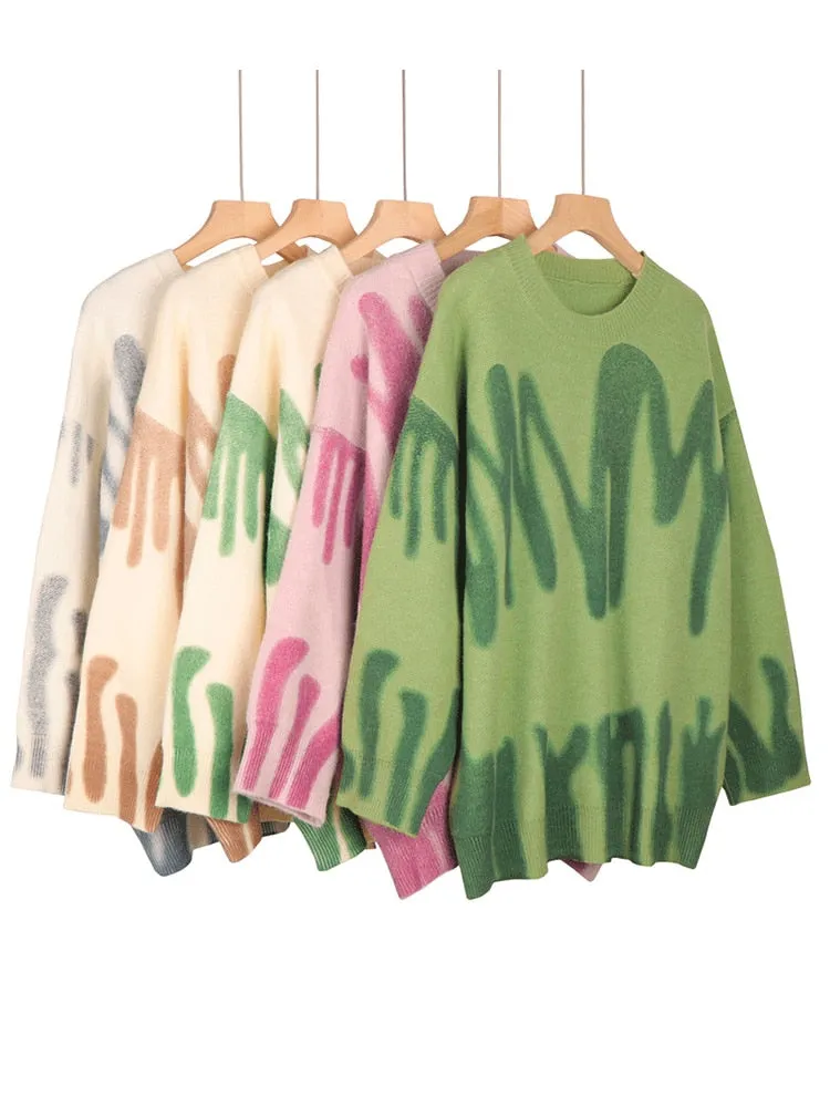 Striped Oversized Sweaters