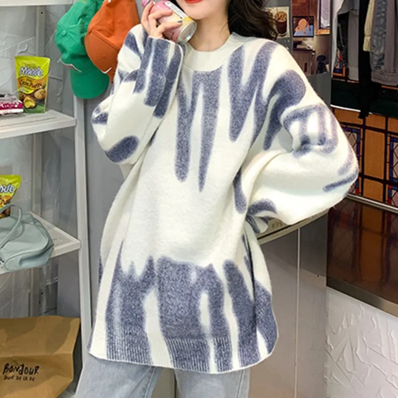 Striped Oversized Sweaters
