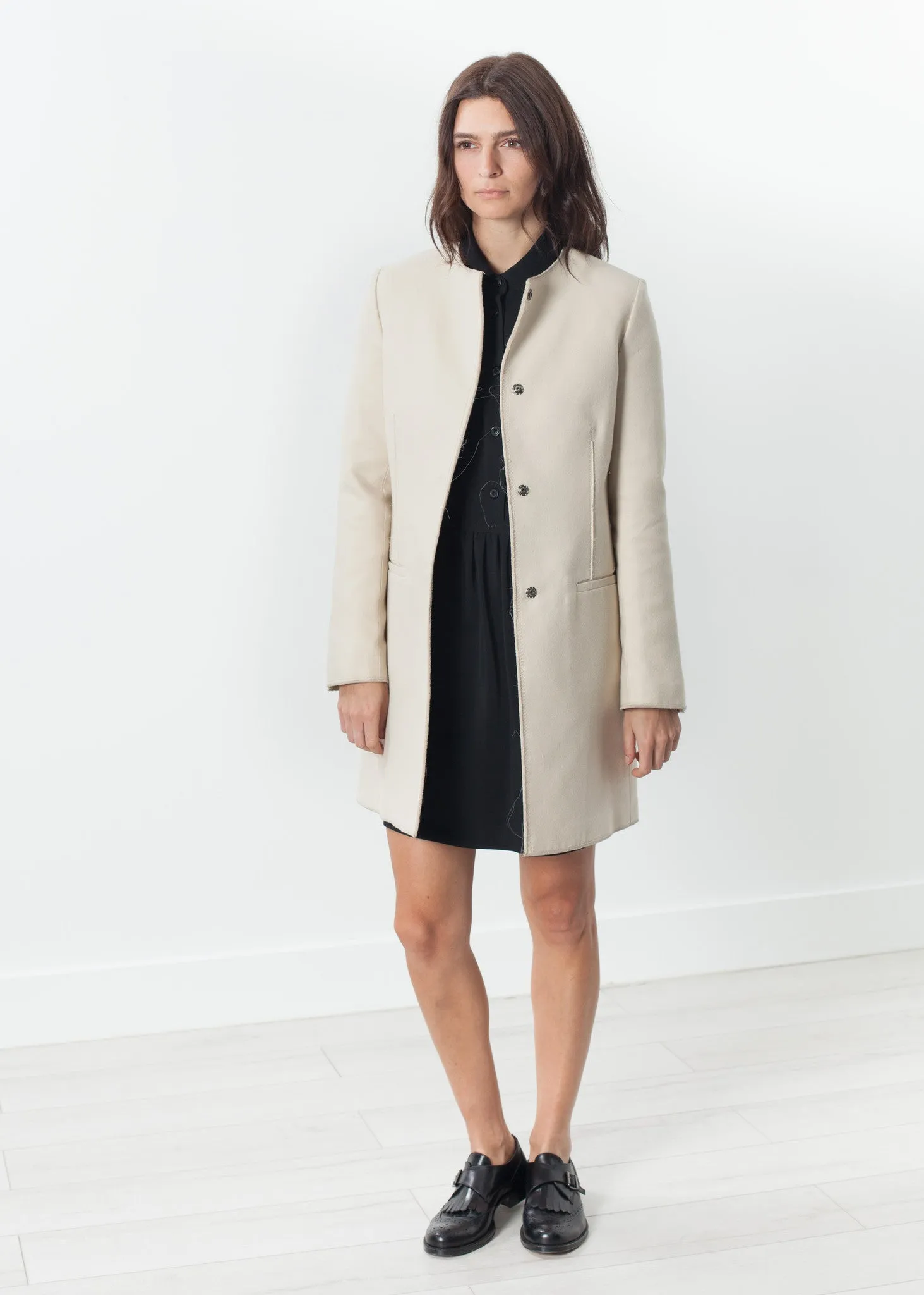 Tessuto Jacket in Cream -UEB