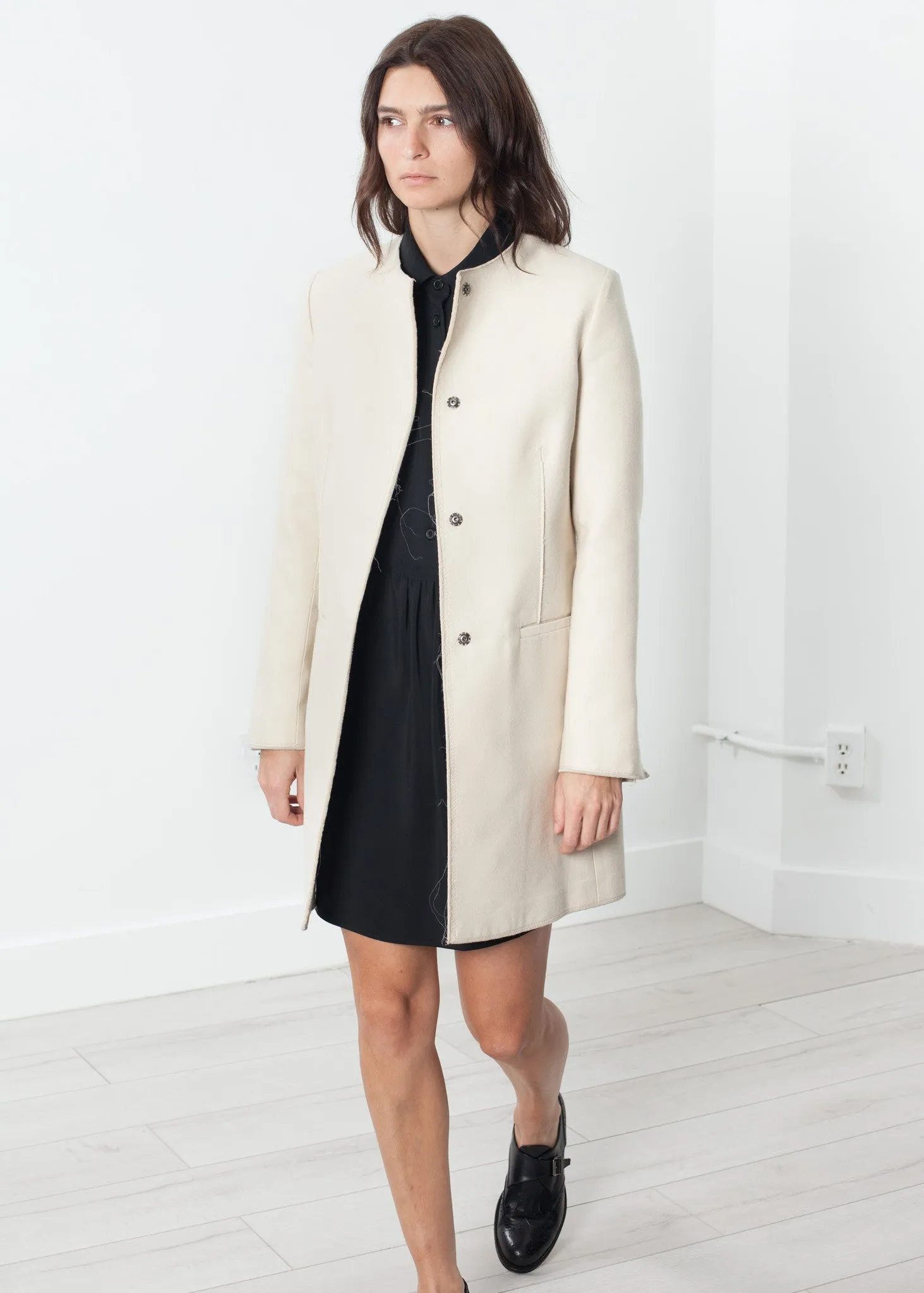 Tessuto Jacket in Cream -UEB