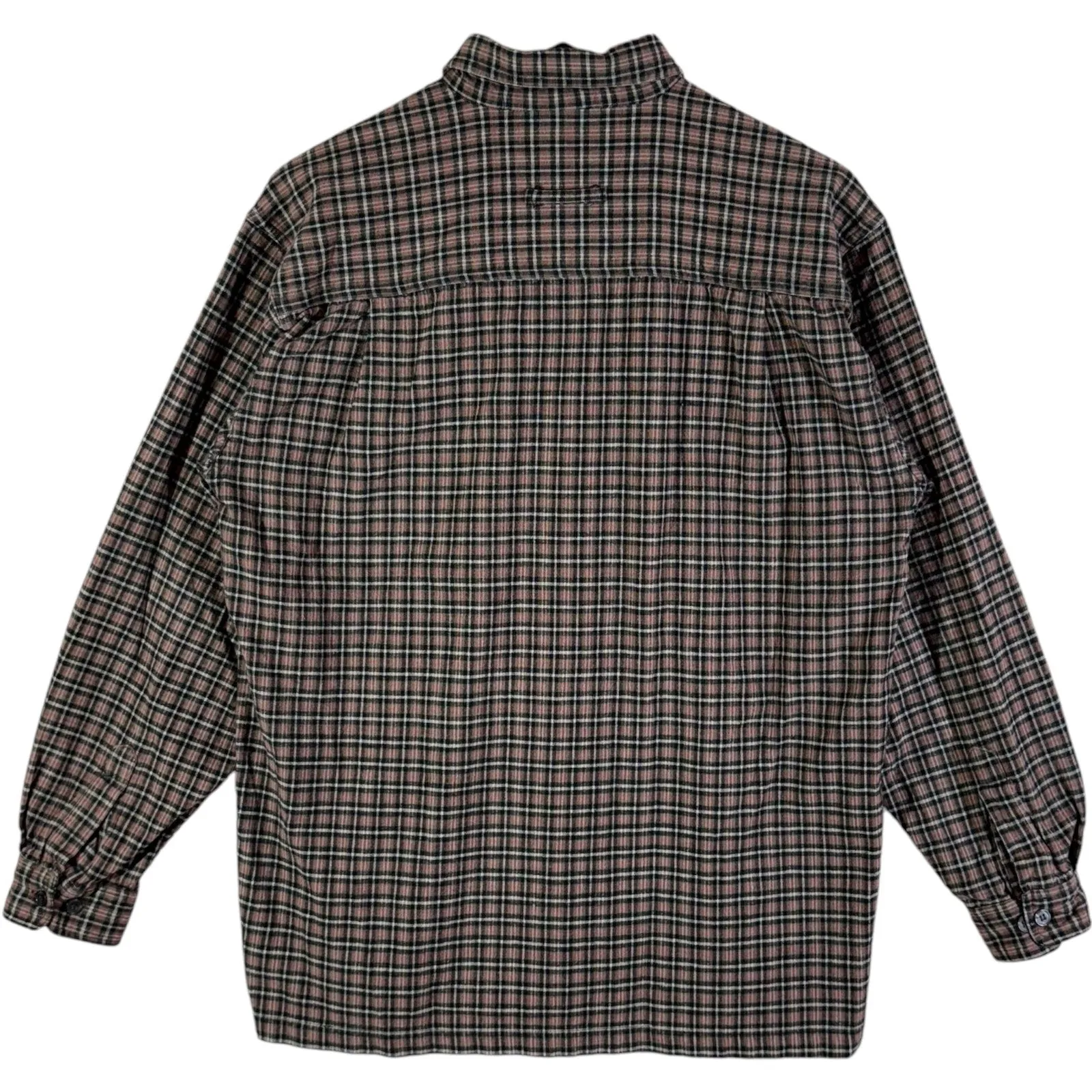Vintage Plaid Button-Up Flannel