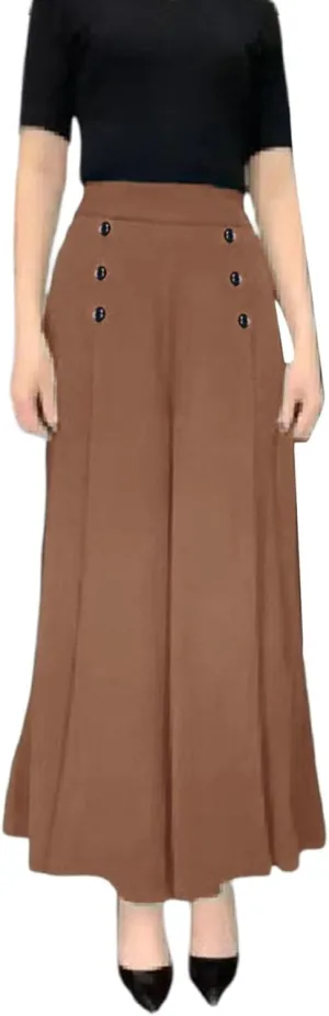 Wide Leg Pants for Women Spring Summer Work Pants Long Palazzo Pants High Waist Trousers