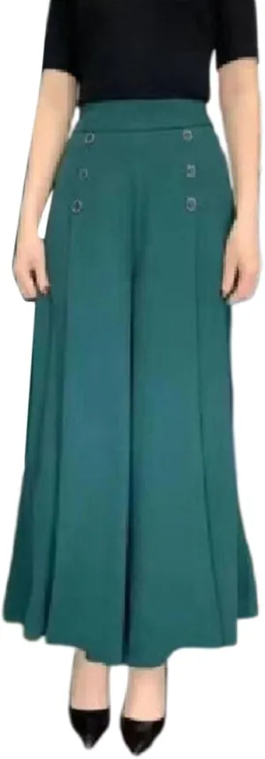 Wide Leg Pants for Women Spring Summer Work Pants Long Palazzo Pants High Waist Trousers
