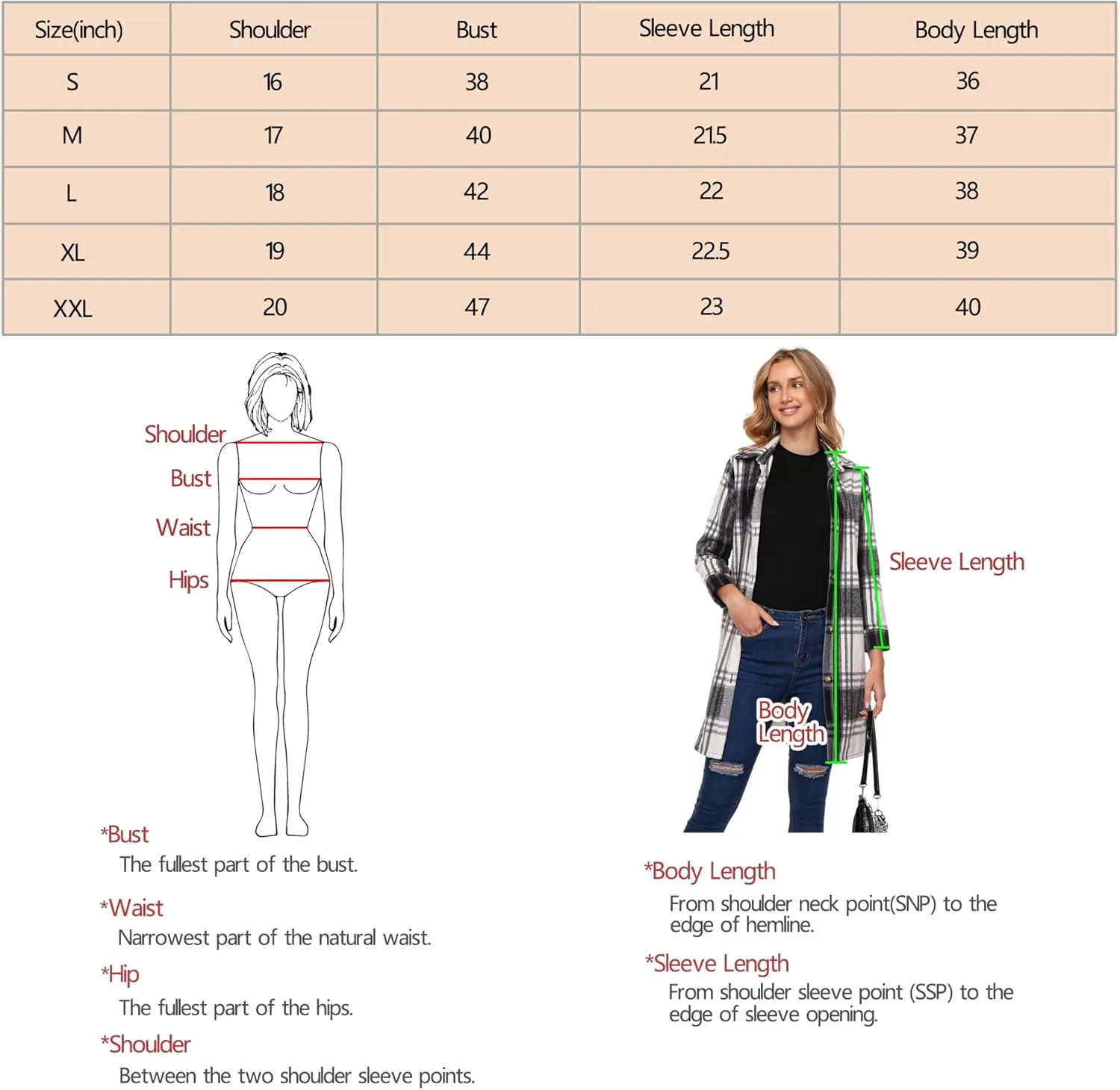 Women's Flannel Plaid Shacket Jacket Long Sleeve Button Down Shirts With Belt Tartan Trench Casual Coats Winter
